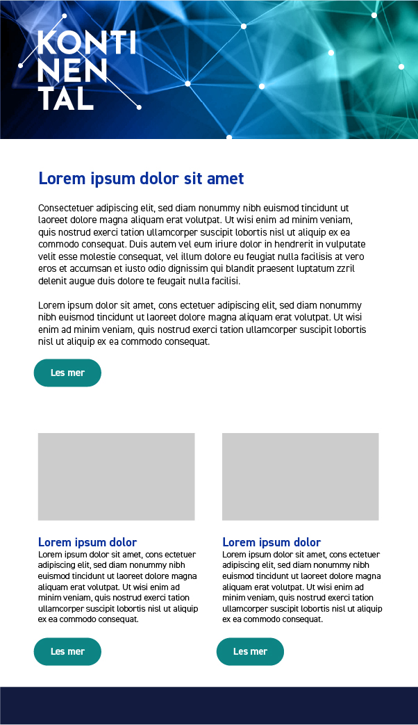 Nyhetsbrev i Kontinental-profilen