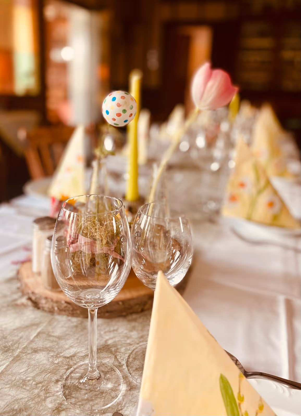 image of a hosted event inside the restaurant (italian restaurant)