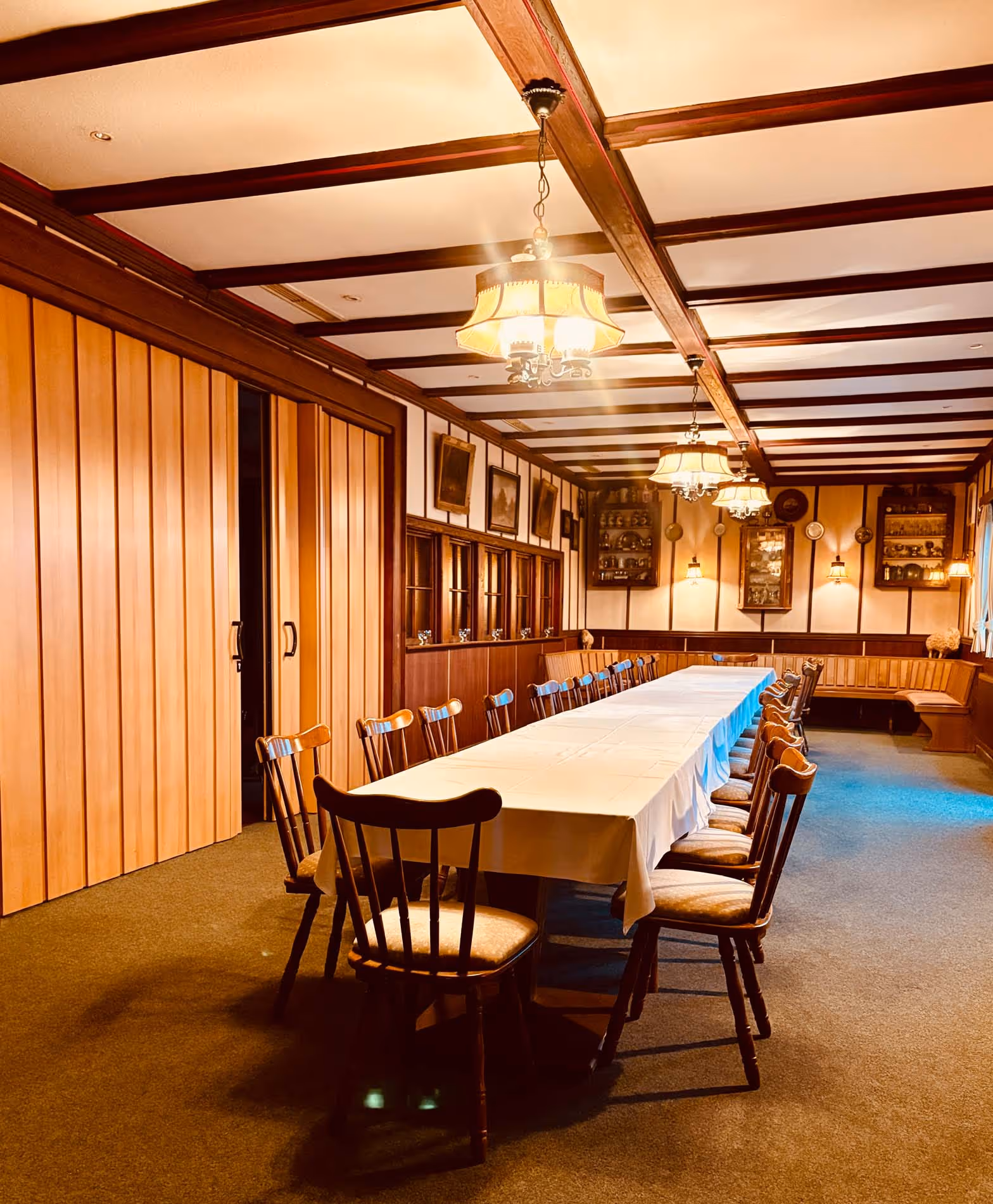 image of wedding reception setup