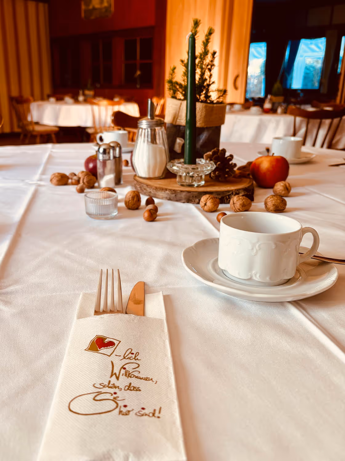 image of wedding reception setup