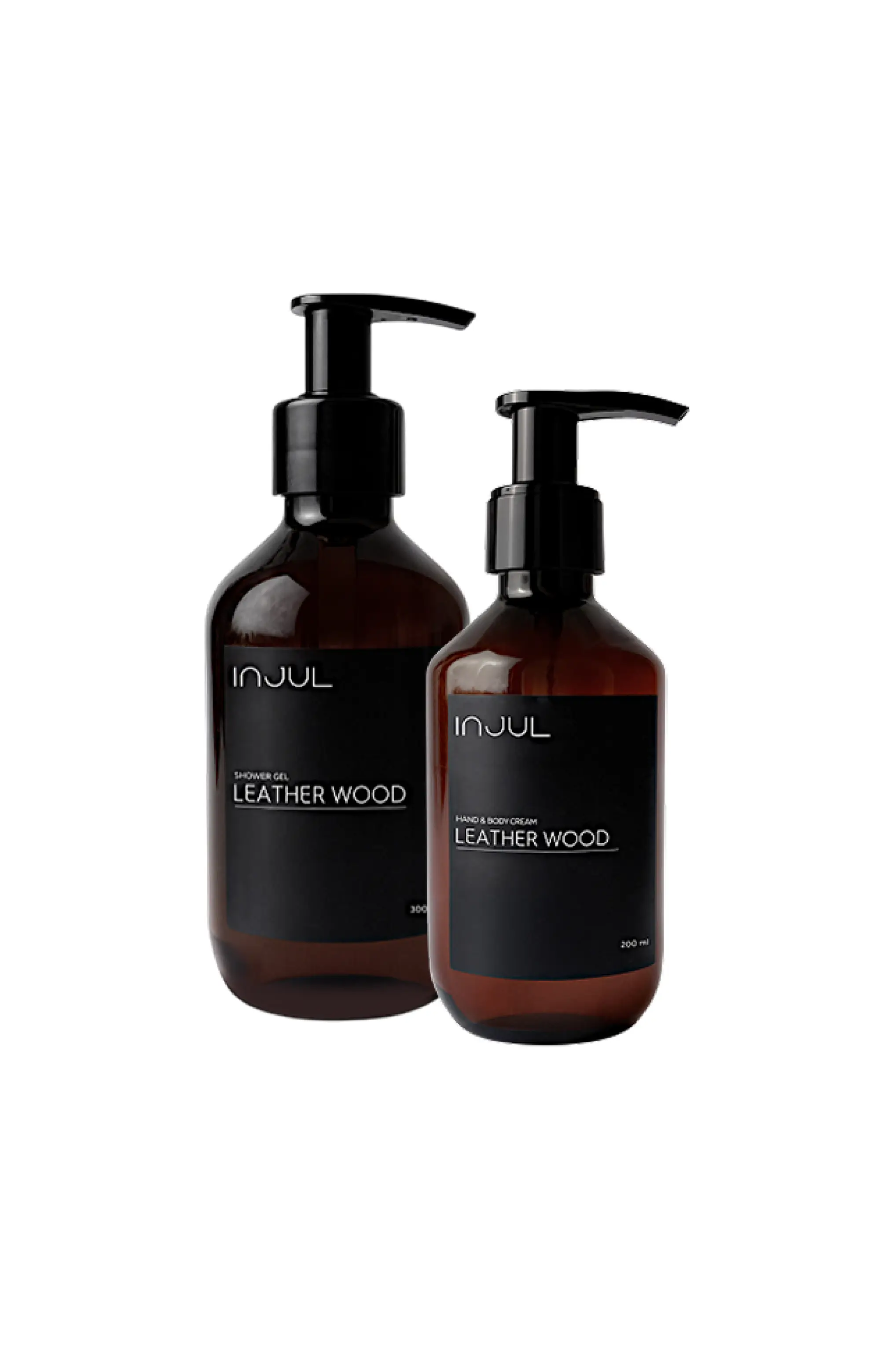 Набір крем для рук і тіла + гель для душу "Leather Wood"