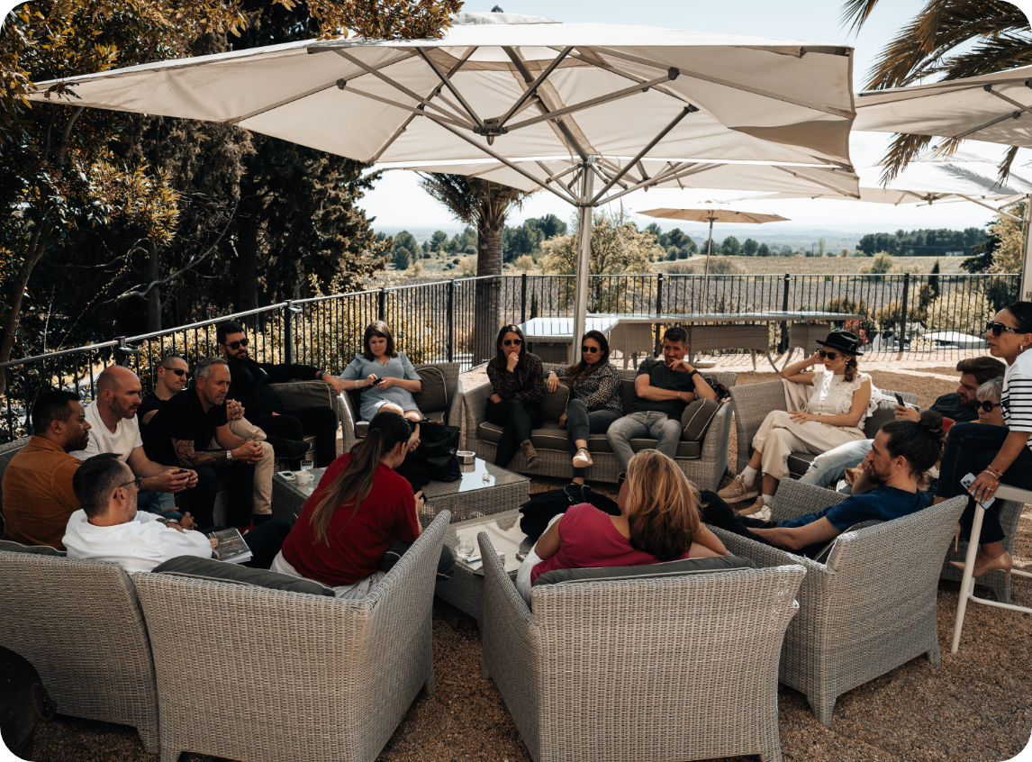 Les membres du Samuraï club en réunion