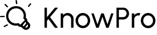KnowPro logo for market intelligence newsletter.