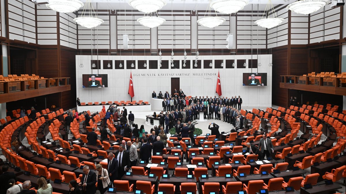 A view of the Turkish Parliament, Ankara, Türkiye, July 21, 2025. (AA Photo)