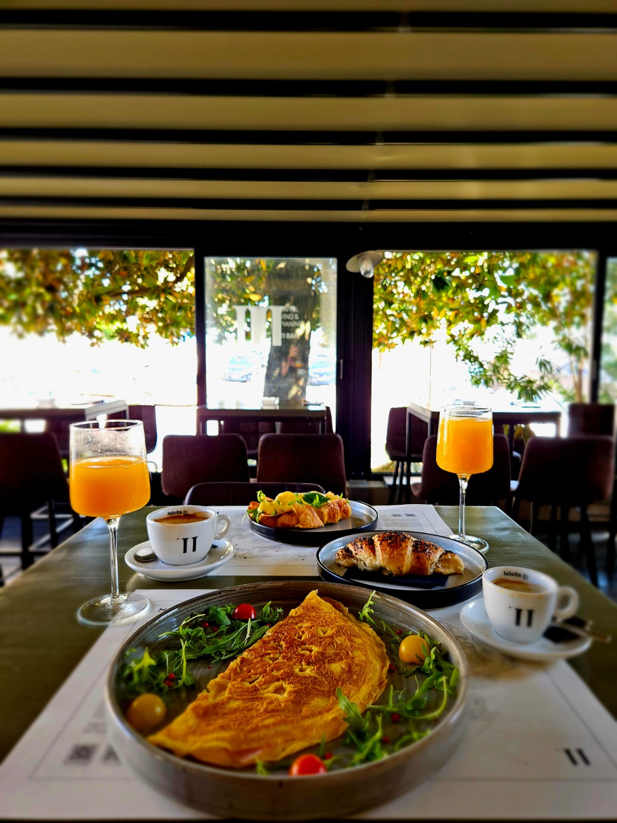 Breakfast omlette in TI Restaurant
