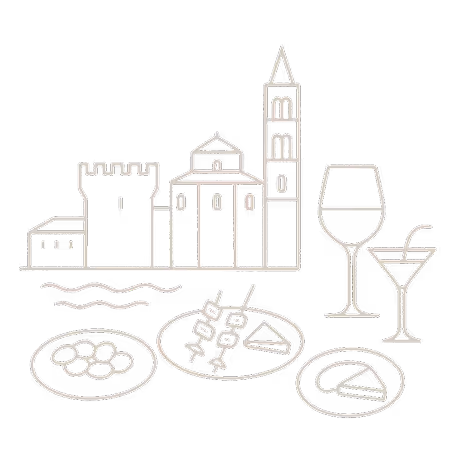 Image showcasing Zadar, meals and drinks