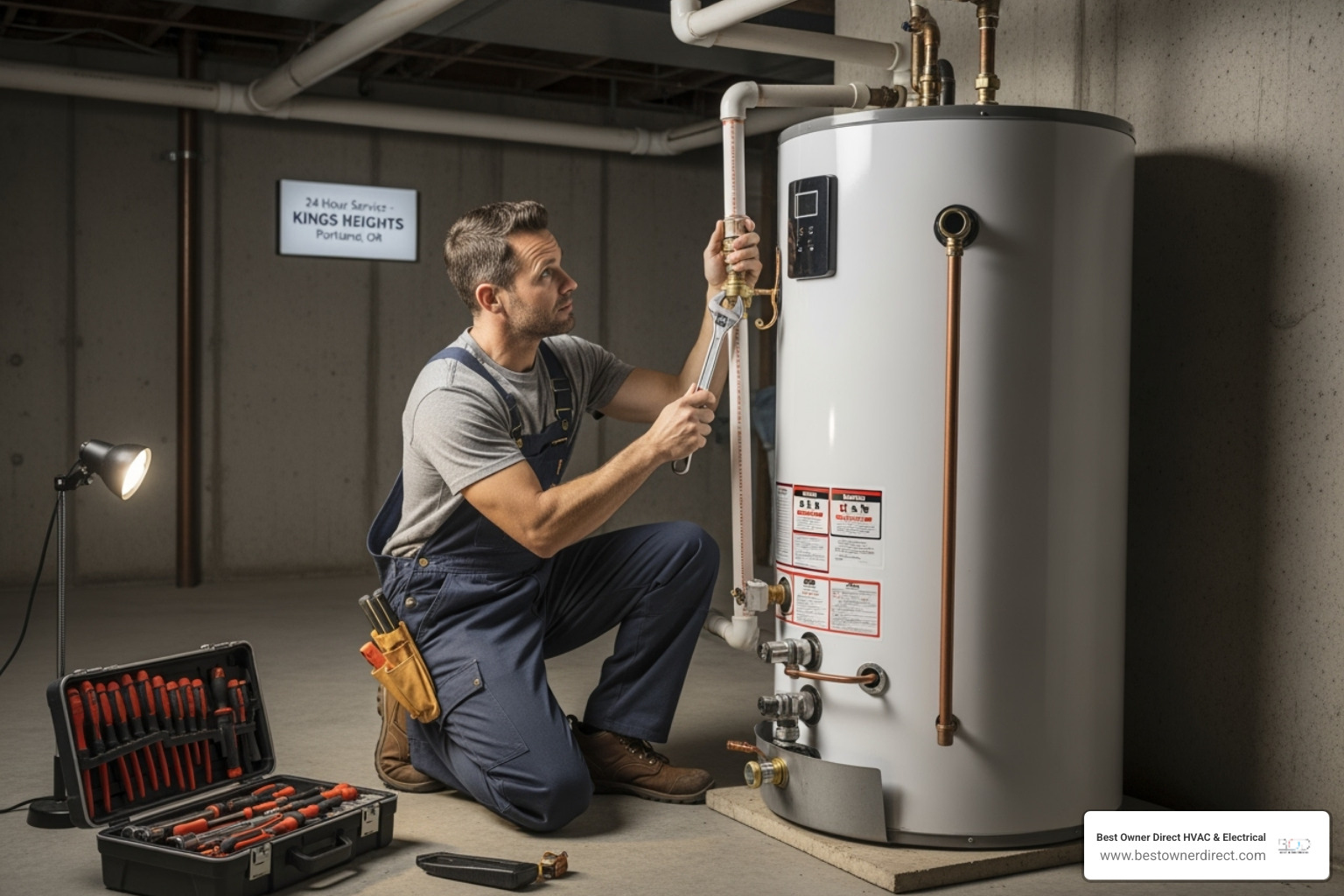 friendly professional technician - water heaters 24 hour service in kings heights portland or