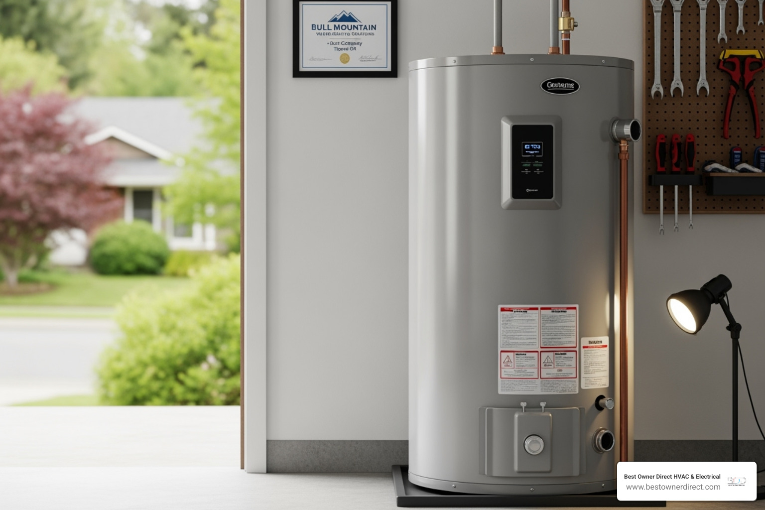 dollar signs, calculator, and energy bill - water heaters best company in bull mountain tigard or