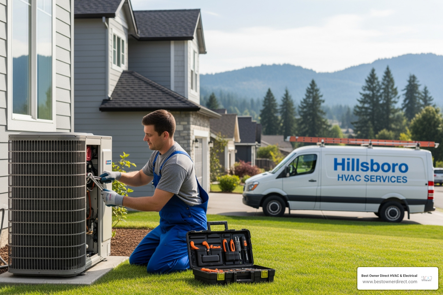 I need a technician for fixing heat pump issues near Hillsboro.