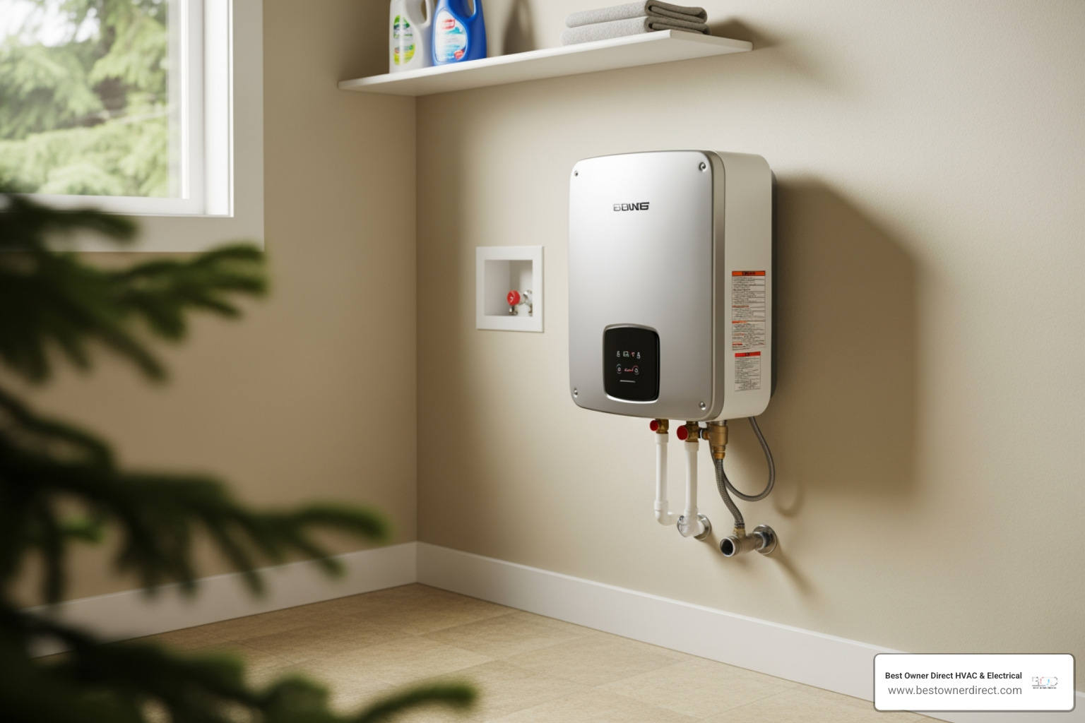 infographic showing side-by-side comparison of tank water heater with stored hot water versus tankless water heater with on-demand heating, including flow arrows, energy usage indicators, and space requirements - best tankless water heater in beaverton, or infographic showing side-by-side comparison of tank water heater with stored hot water versus tankless water heater with on-demand heating, including flow arrows, energy usage indicators, and space requirements - best tankless water heater in beaverton, or