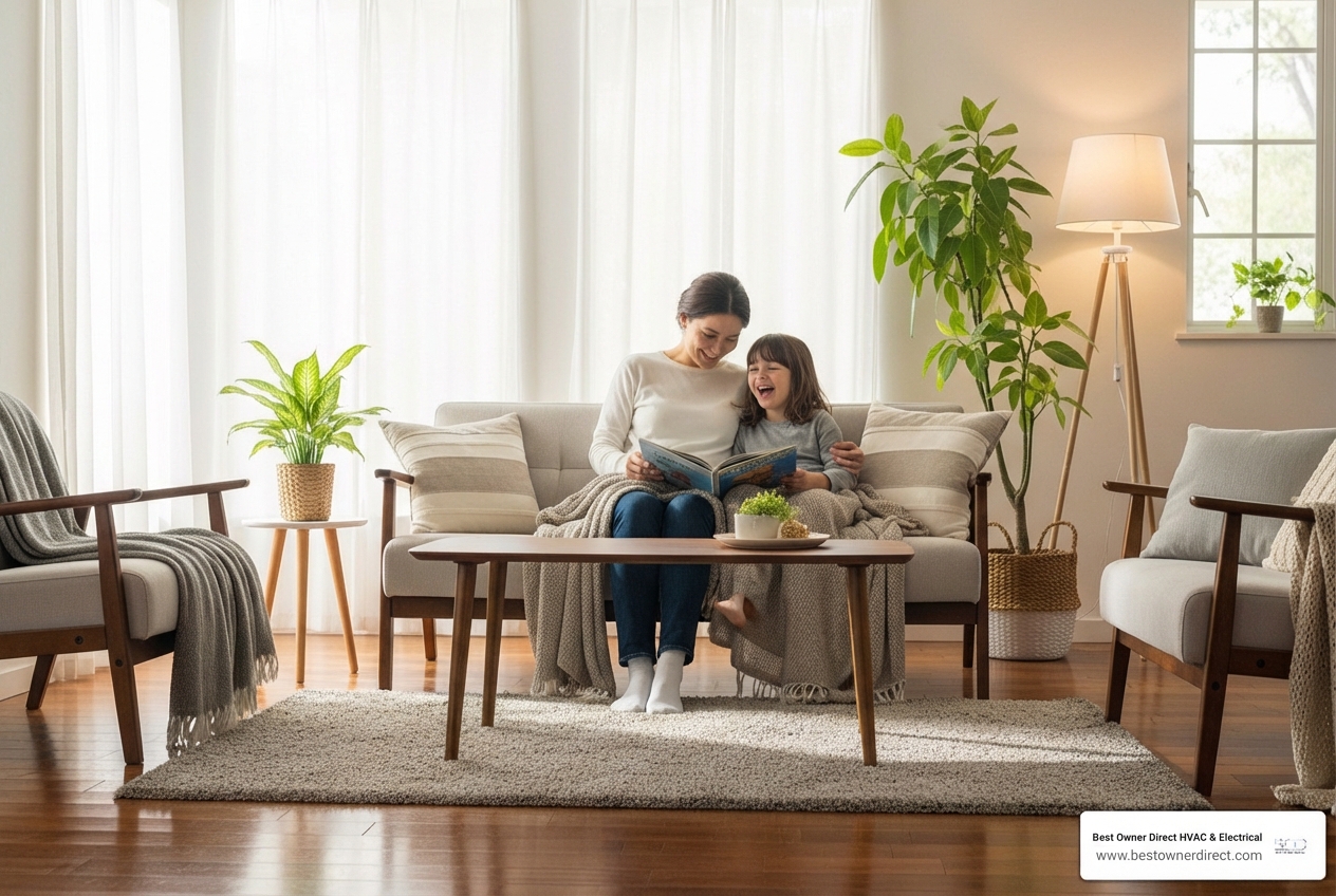 Infographic showing the top 5 benefits of annual furnace maintenance: improved efficiency, lower energy bills, extended lifespan, enhanced safety, and better indoor air quality - furnace maintenance deals in hillsboro, or Infographic showing the top 5 benefits of annual furnace maintenance: improved efficiency, lower energy bills, extended lifespan, enhanced safety, and better indoor air quality - furnace maintenance deals in hillsboro, or