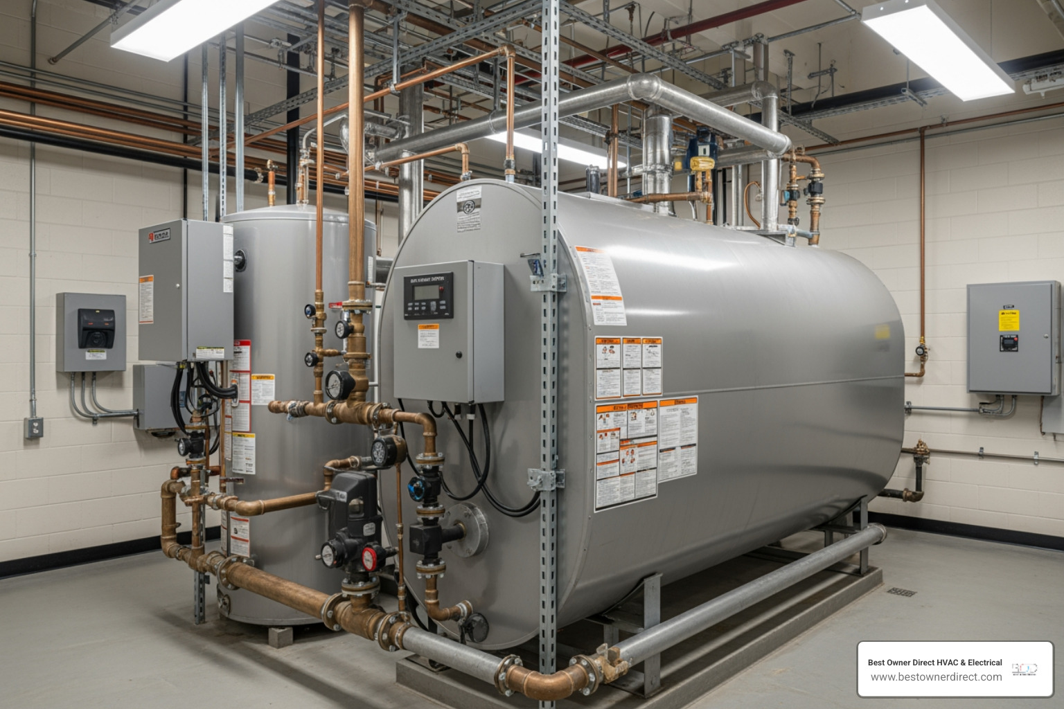 commercial water heater in a Beaverton facility - commercial water heater repair in beaverton, or