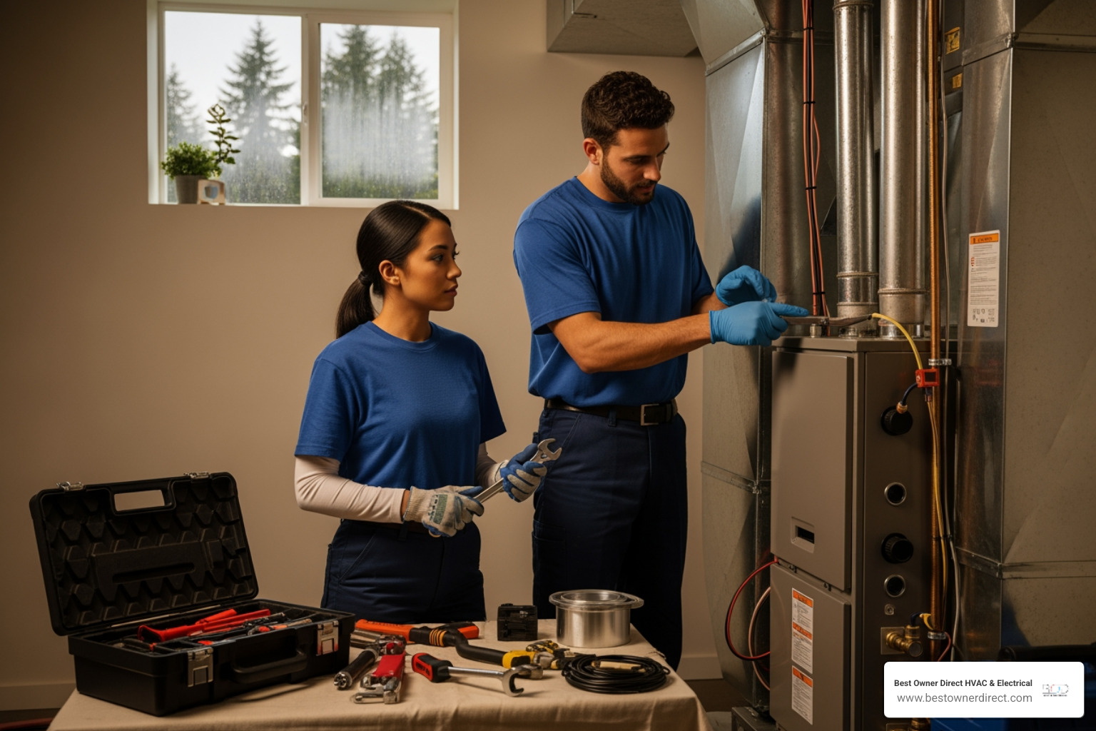 same day heating installation in newberg, or