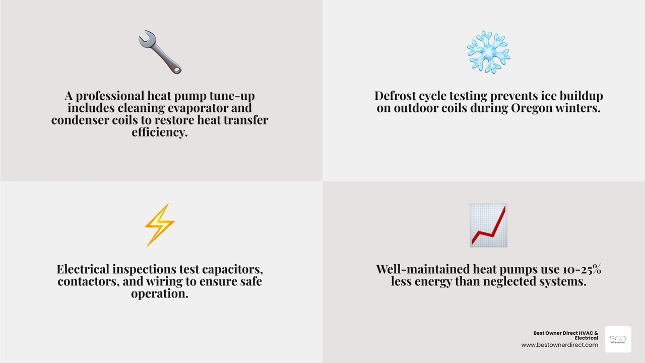 professional heat pump tune up checklist infographic showing 10 key service steps and benefits - what does a professional professional heat pump tune up checklist infographic showing 10 key service steps and benefits - what does a professional