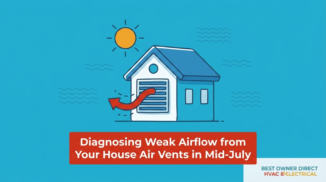 Diagnosing Weak Airflow from Your House Air Vents in Mid-July
