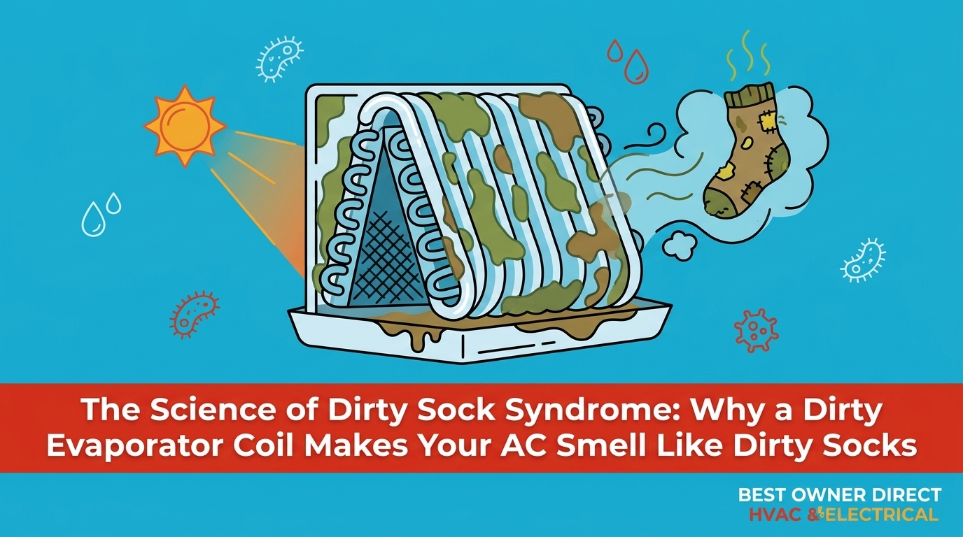 Why a Dirty Evaporator Coil Makes Your AC Smell Like Dirty Socks