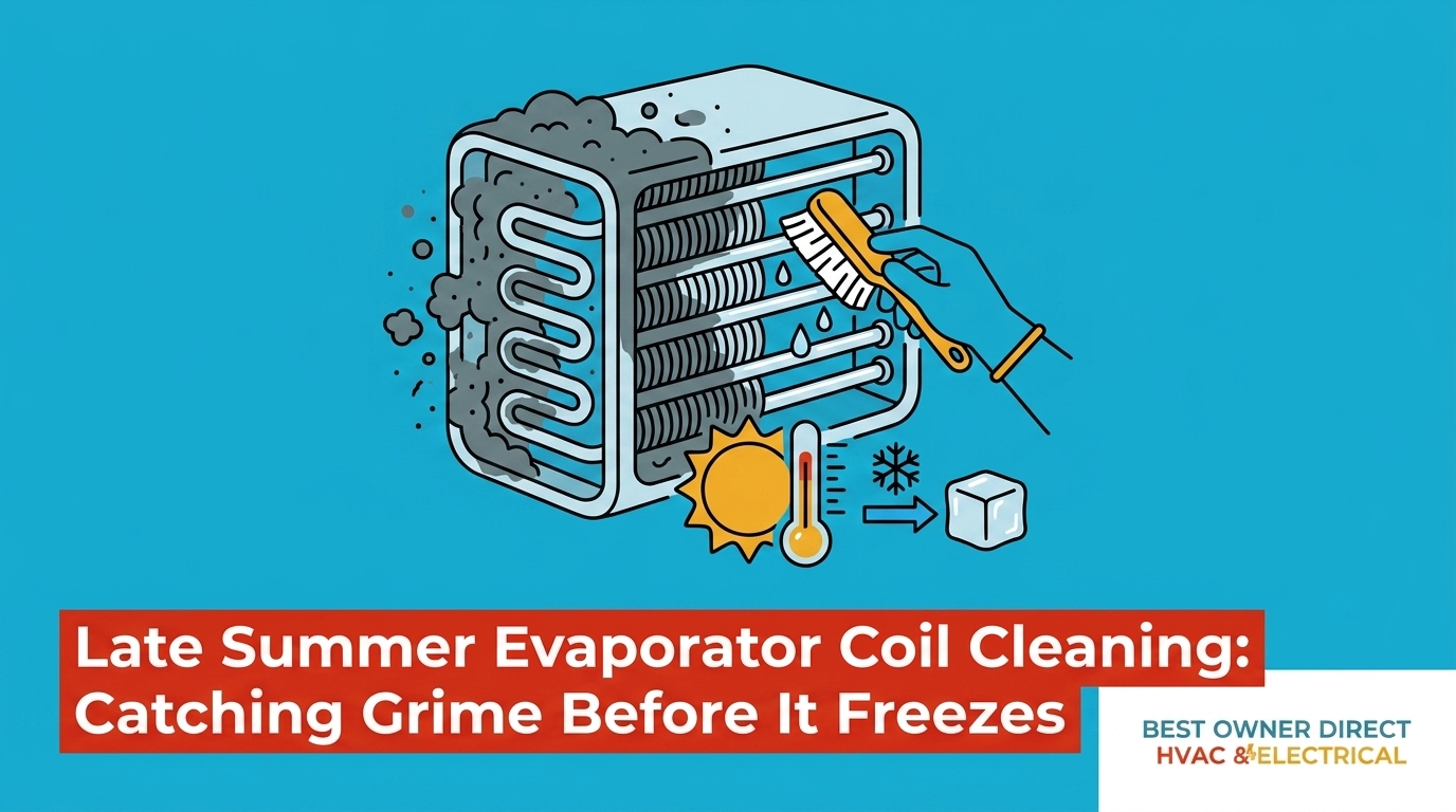 Late Summer Evaporator Coil Cleaning: Catching Grime Before It Freezes