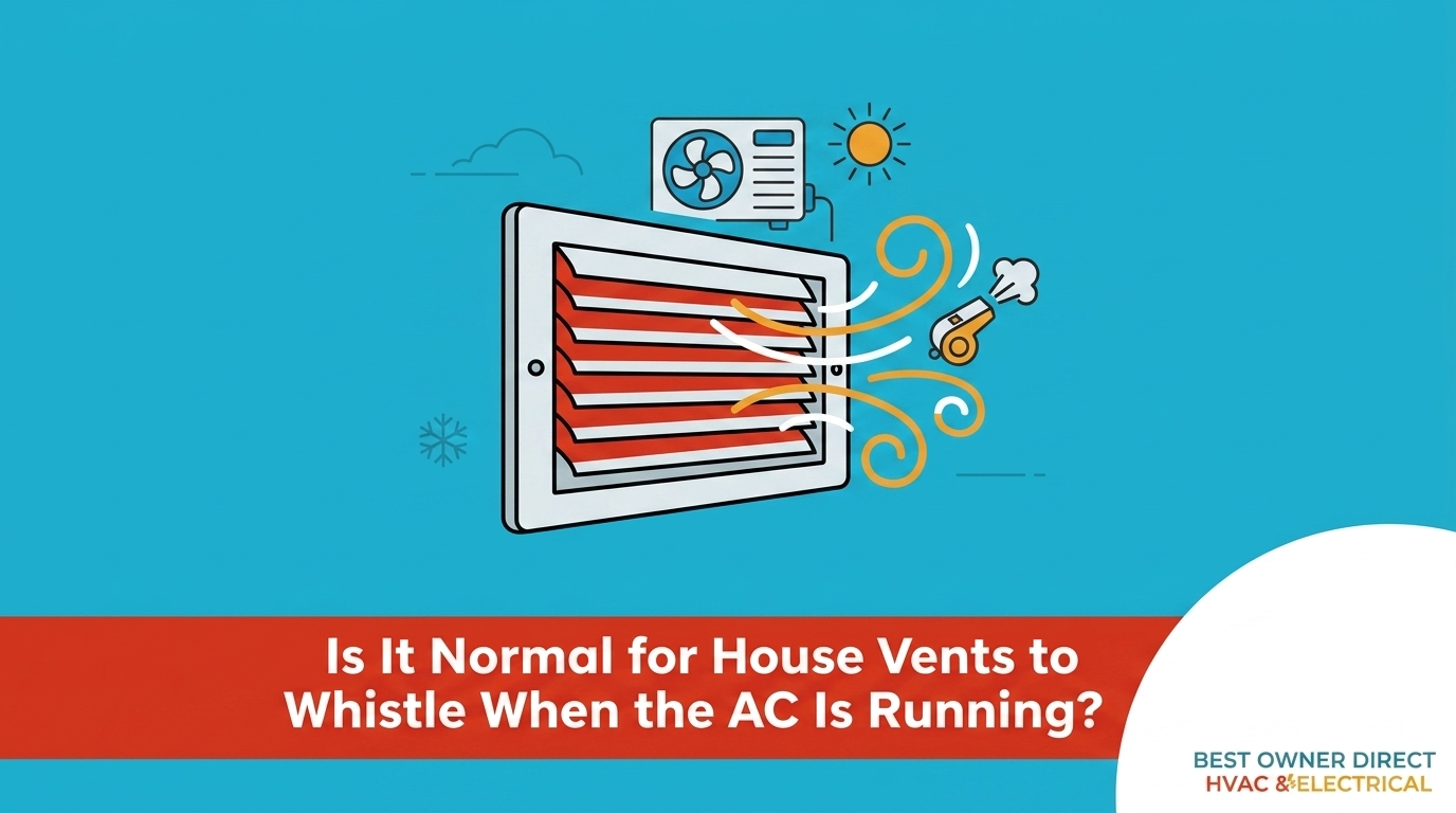Is It Normal for House Vents to Whistle When the AC Is Running?