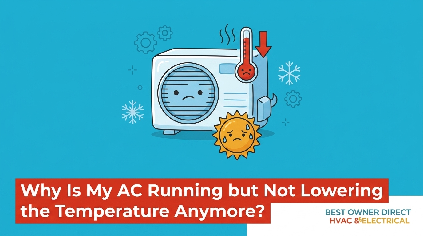 Why Is My AC Running but Not Lowering the Temperature Anymore?