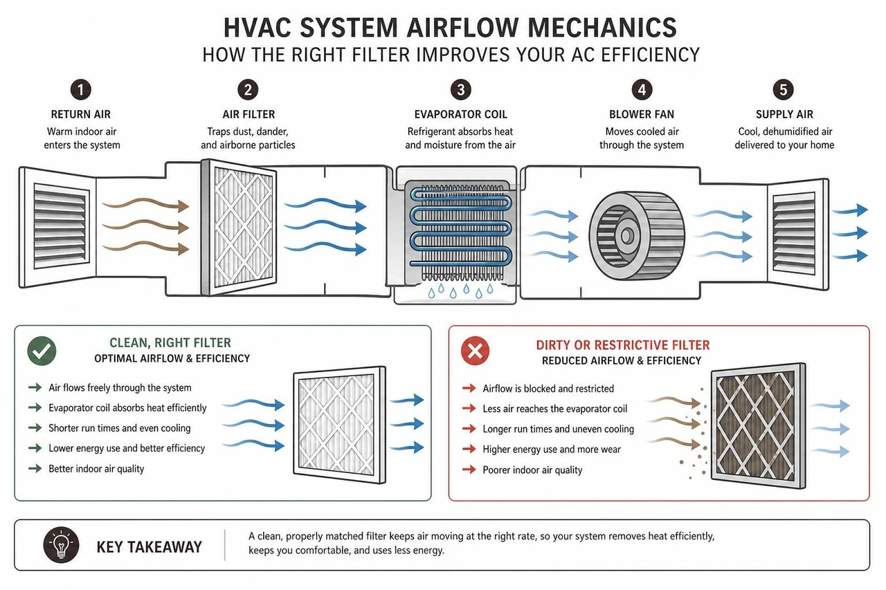 HVAC system airflow mechanics diagram HVAC system airflow mechanics diagram