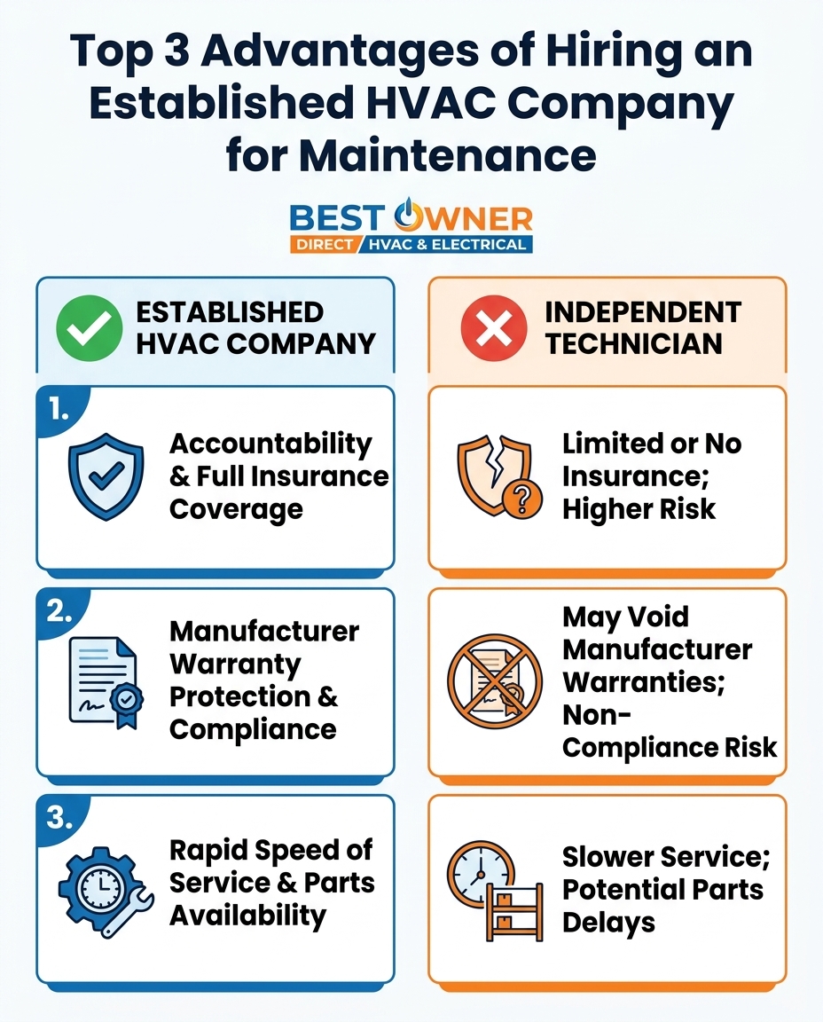 Essential Advantages of Hiring an Established HVAC Company for End-of-Season Maintenance