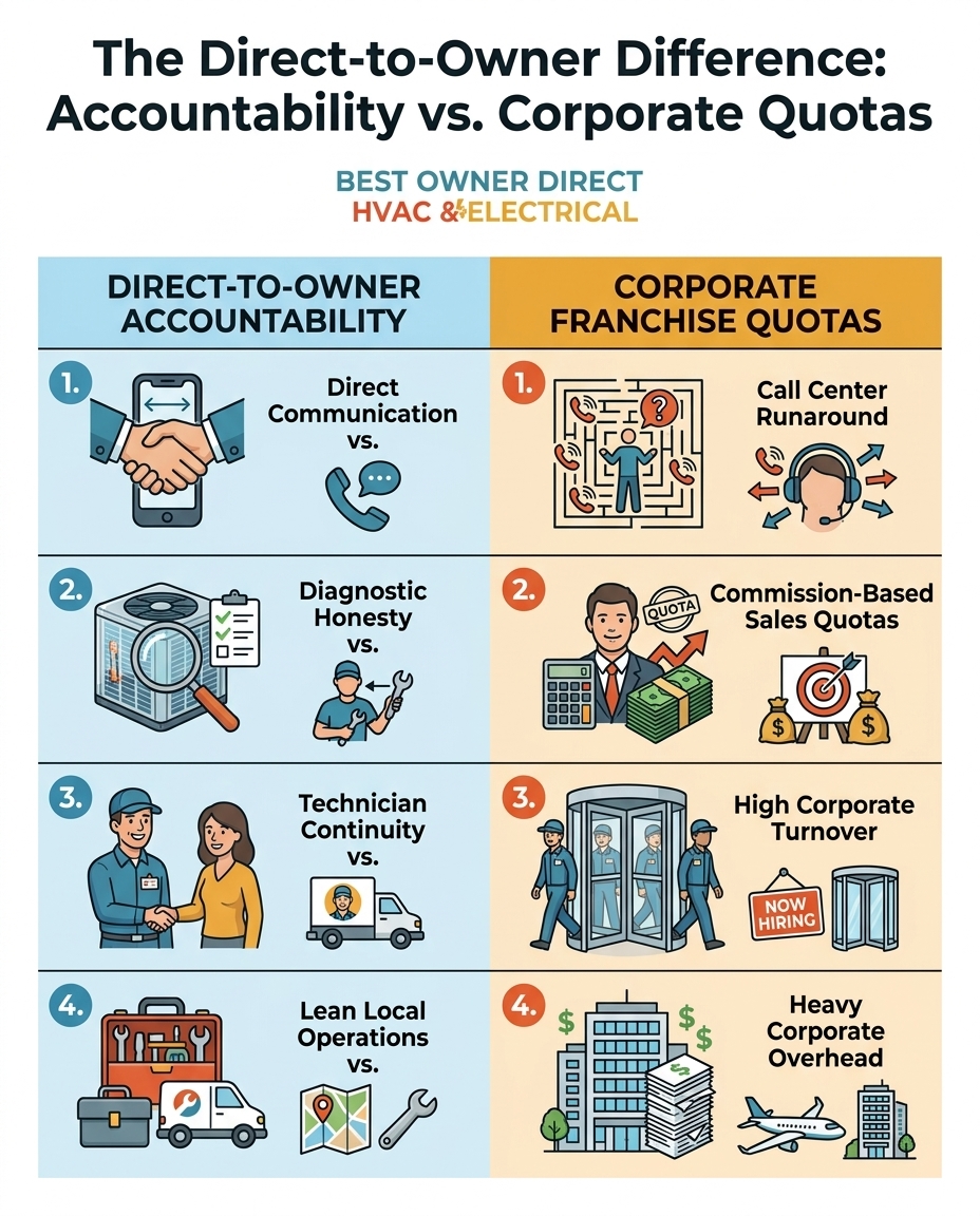The Direct-to-Owner Difference: Accountability vs. Corporate Quotas