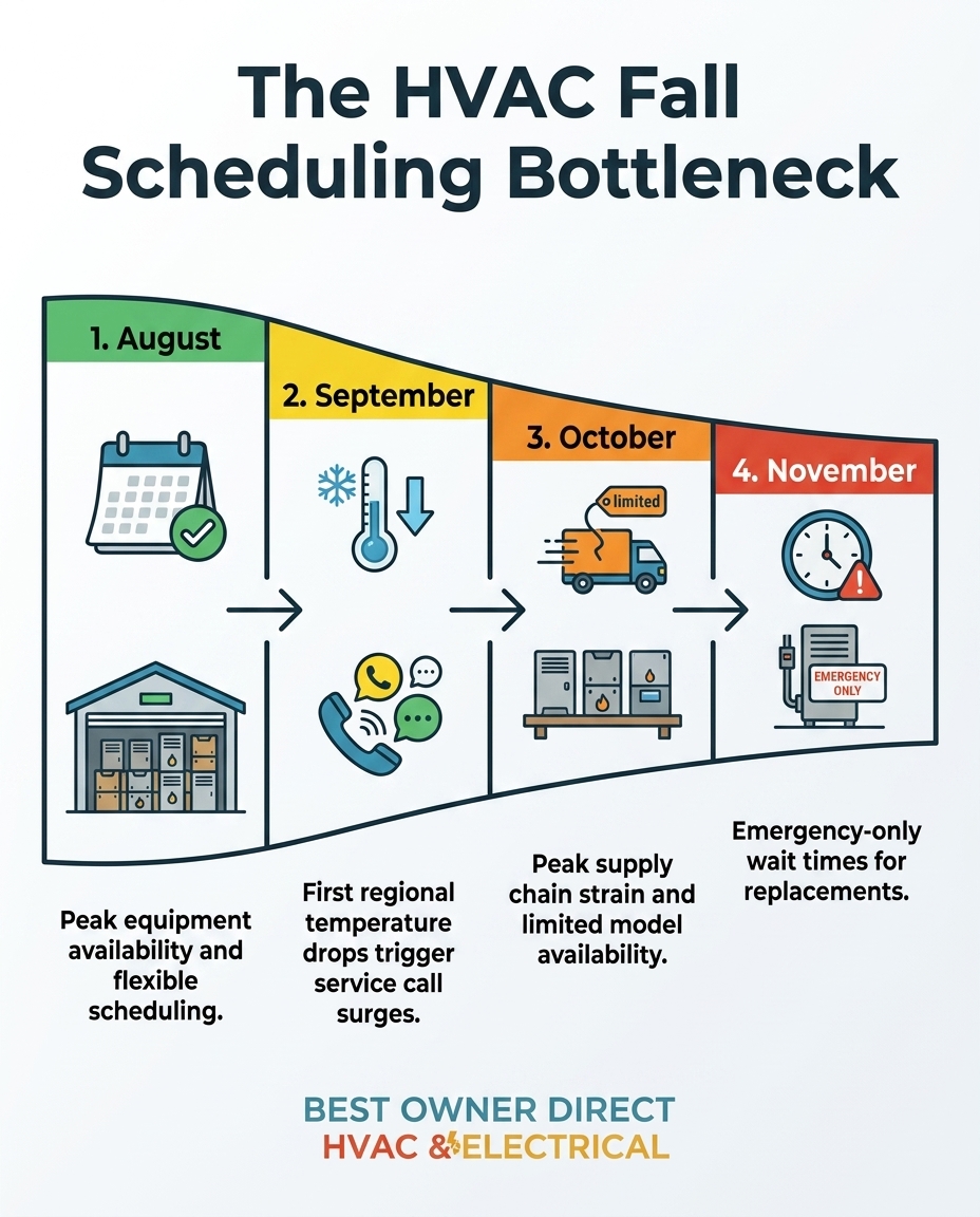 The HVAC Fall Scheduling Bottleneck
