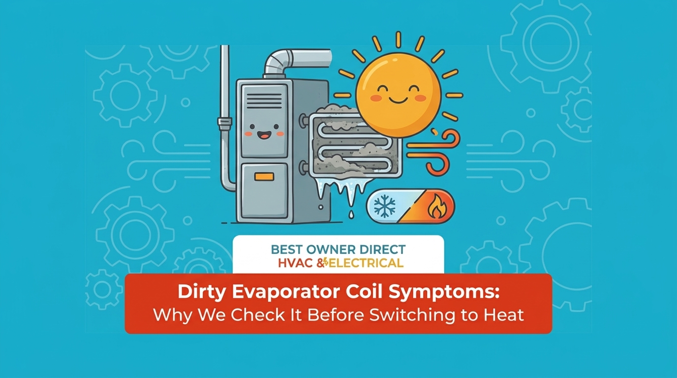 Why We Always Check the Evaporator Coil Before Switching to Heat