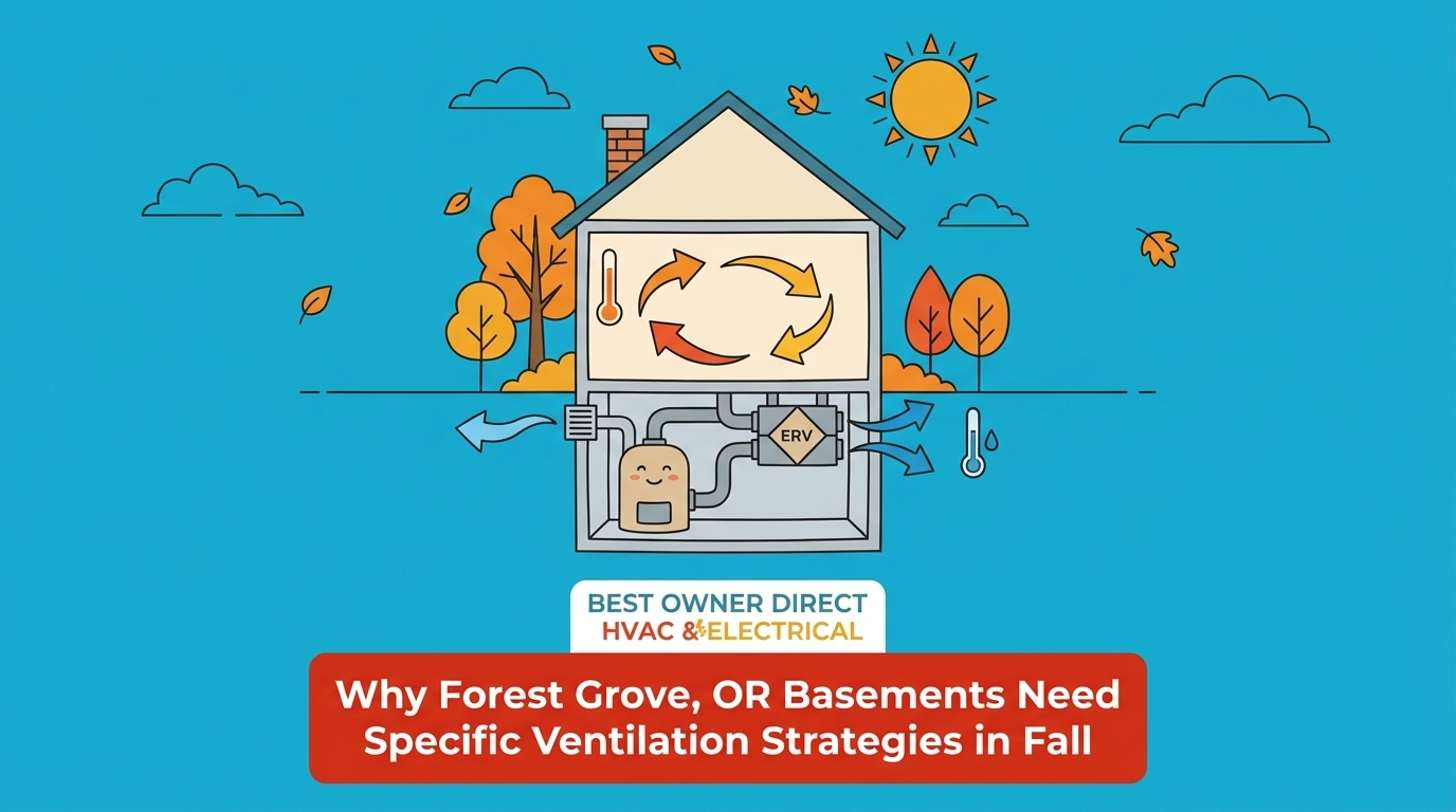 Why Forest Grove Basements Need Specific Ventilation Strategies in Fall