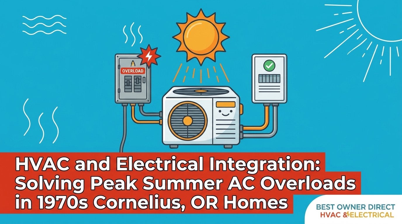 How Cornelius Homes Handle Peak Summer AC Loads on Older Electrical Panels