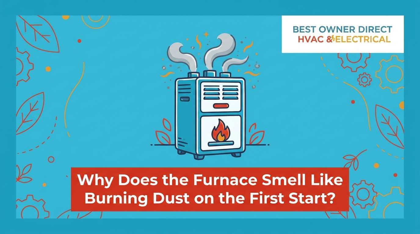 Why Does the Furnace Smell Like Burning Dust on the First Start?