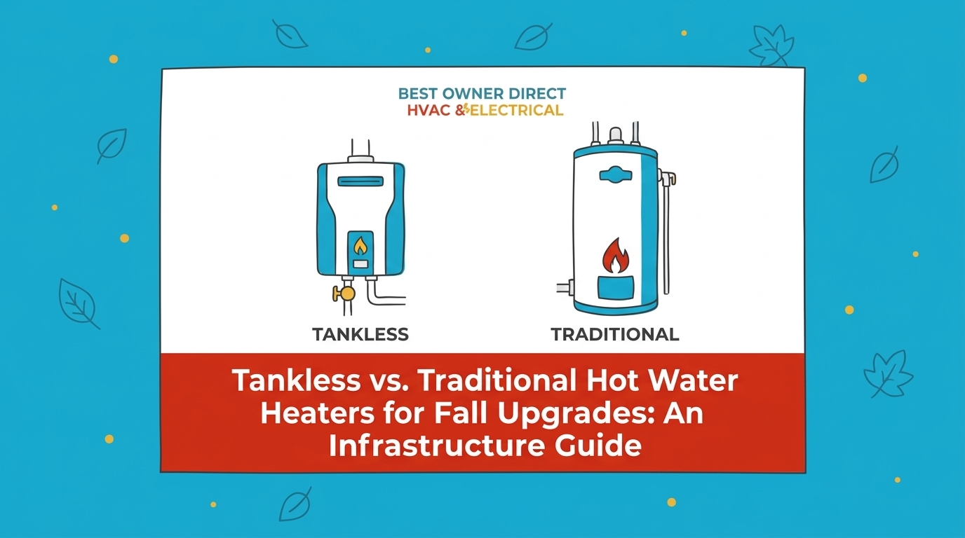Tankless vs. Traditional Hot Water Heaters for Fall Upgrades