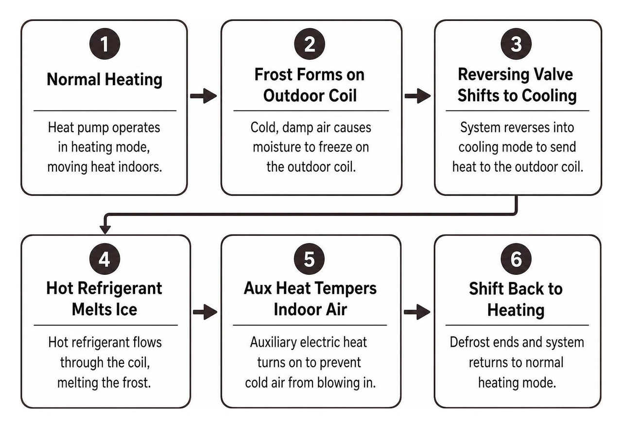 heat pump defrost cycle sequence heat pump defrost cycle sequence