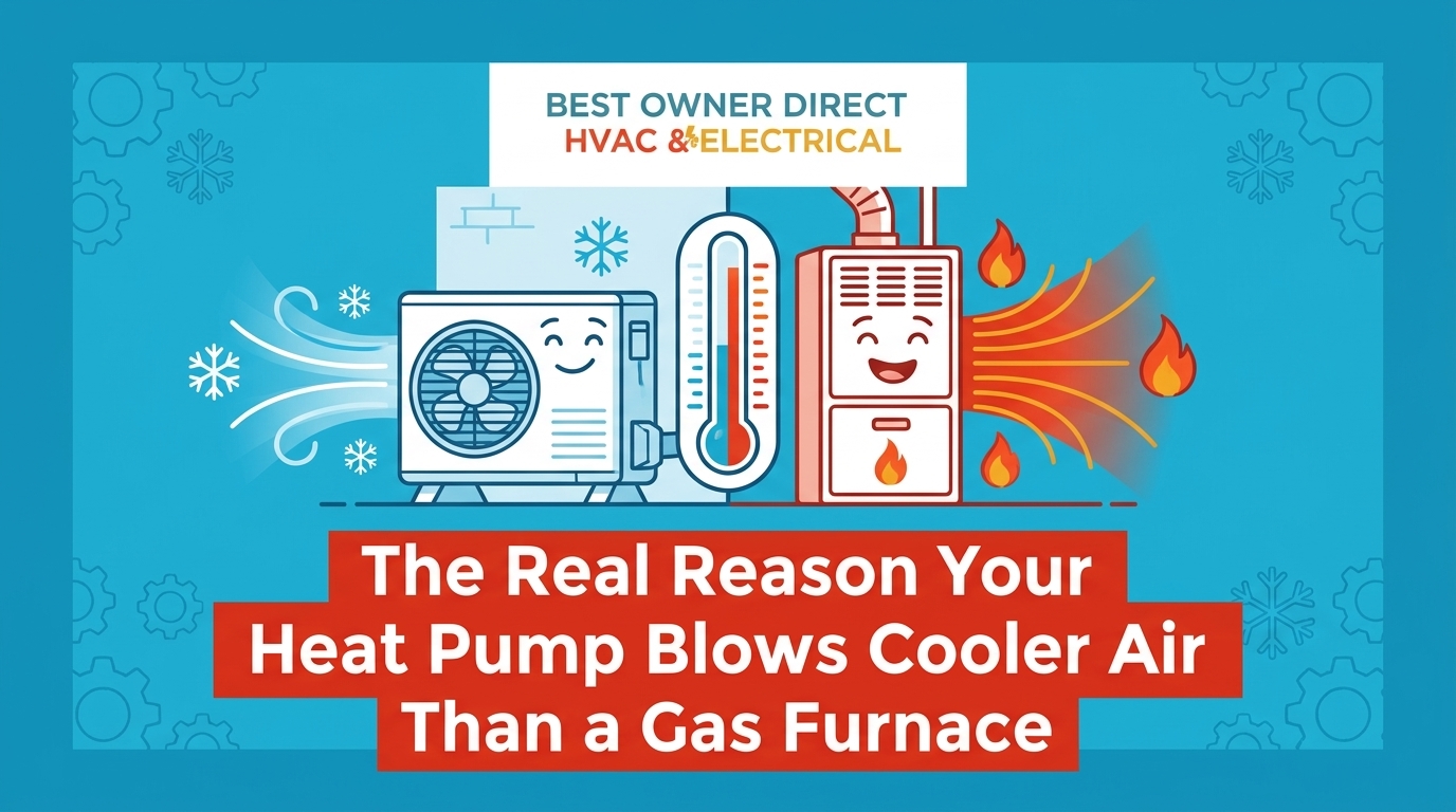 The Real Reason Your Heat Pump Blows Cooler Air Than a Gas Furnace