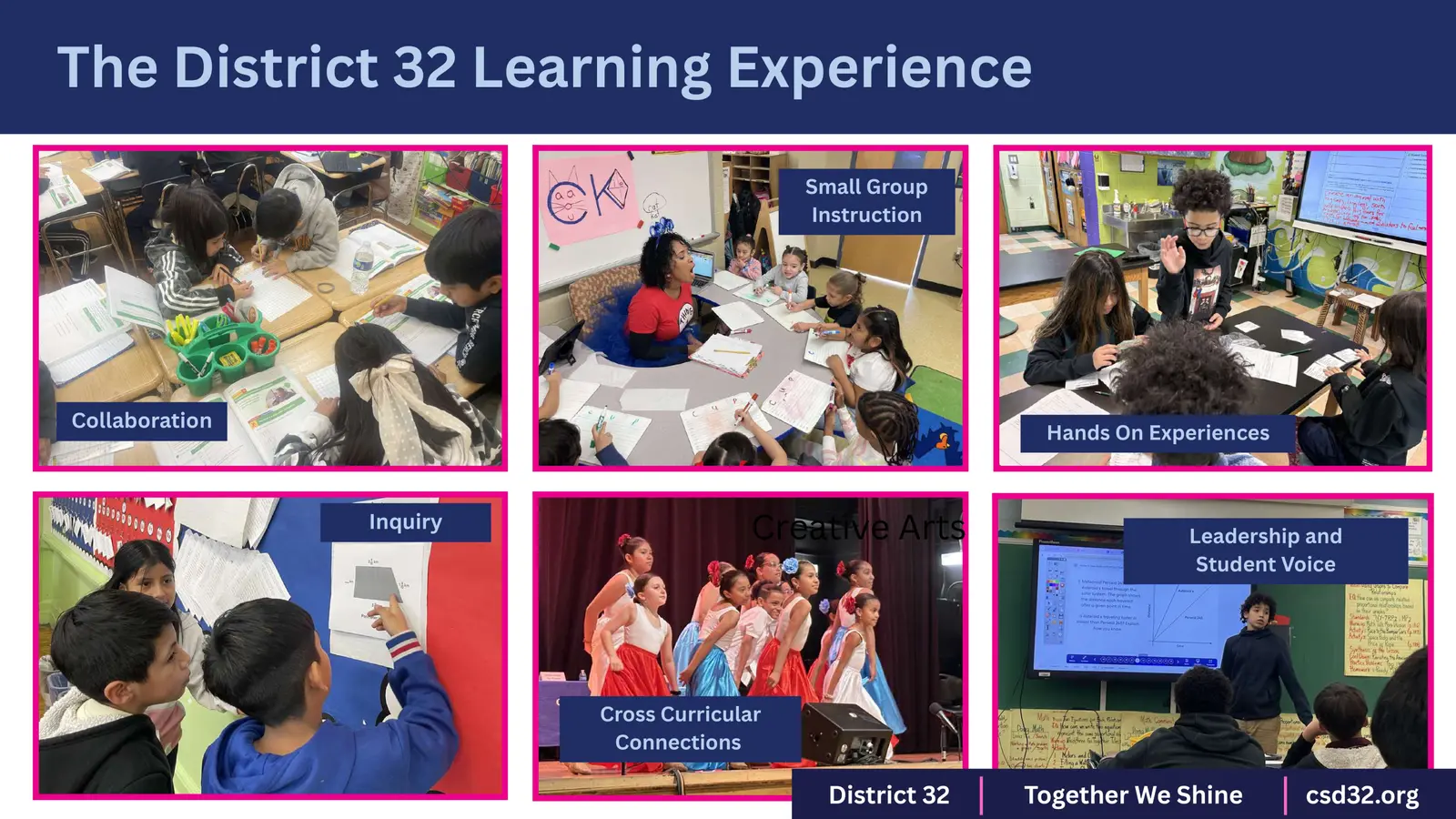 The district 32 learning Experience