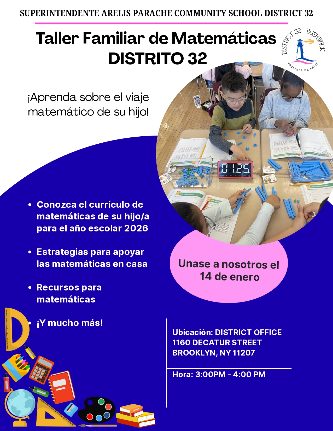 NYC SOLVES  MATH WORKSHOP(Spanish)