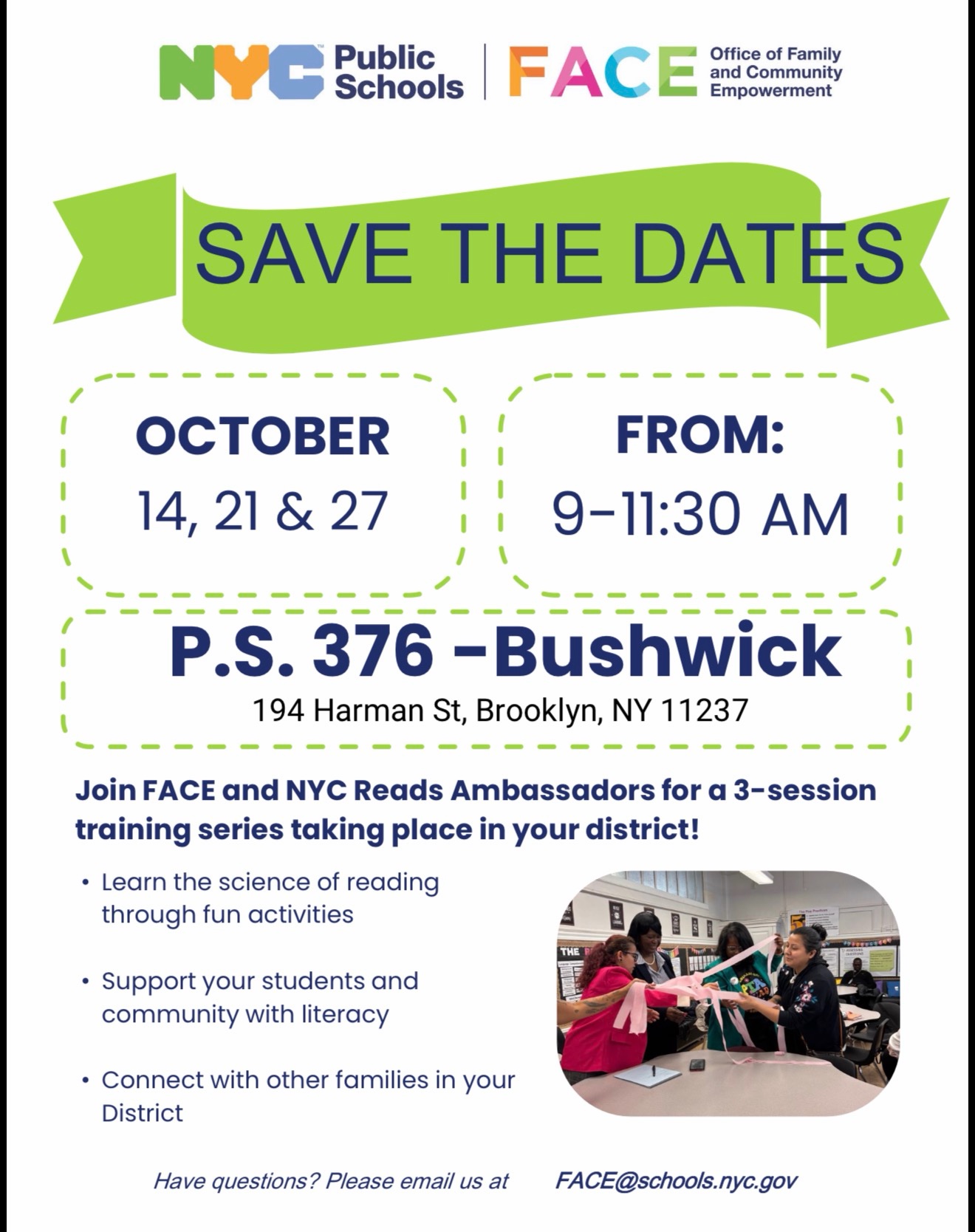 Family Literacy Workshops