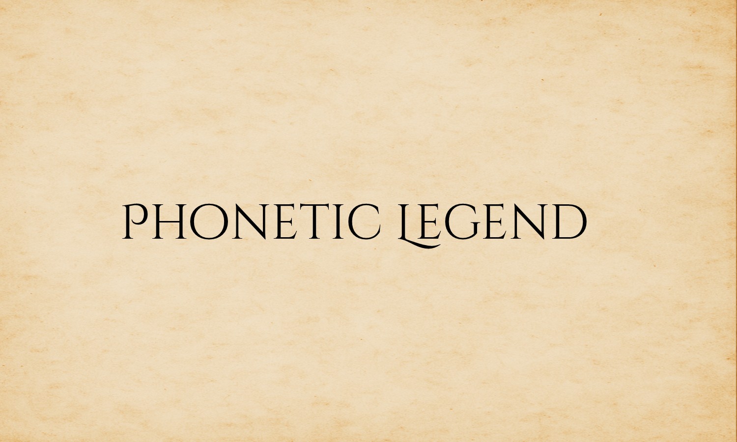 Phonetic Legend of the Twelve Glyphs (thumbnail)