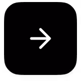 Right-pointing arrow icon inside a rounded square button.