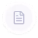 Icon of a document with a folded corner inside a circular gray background with shadow.