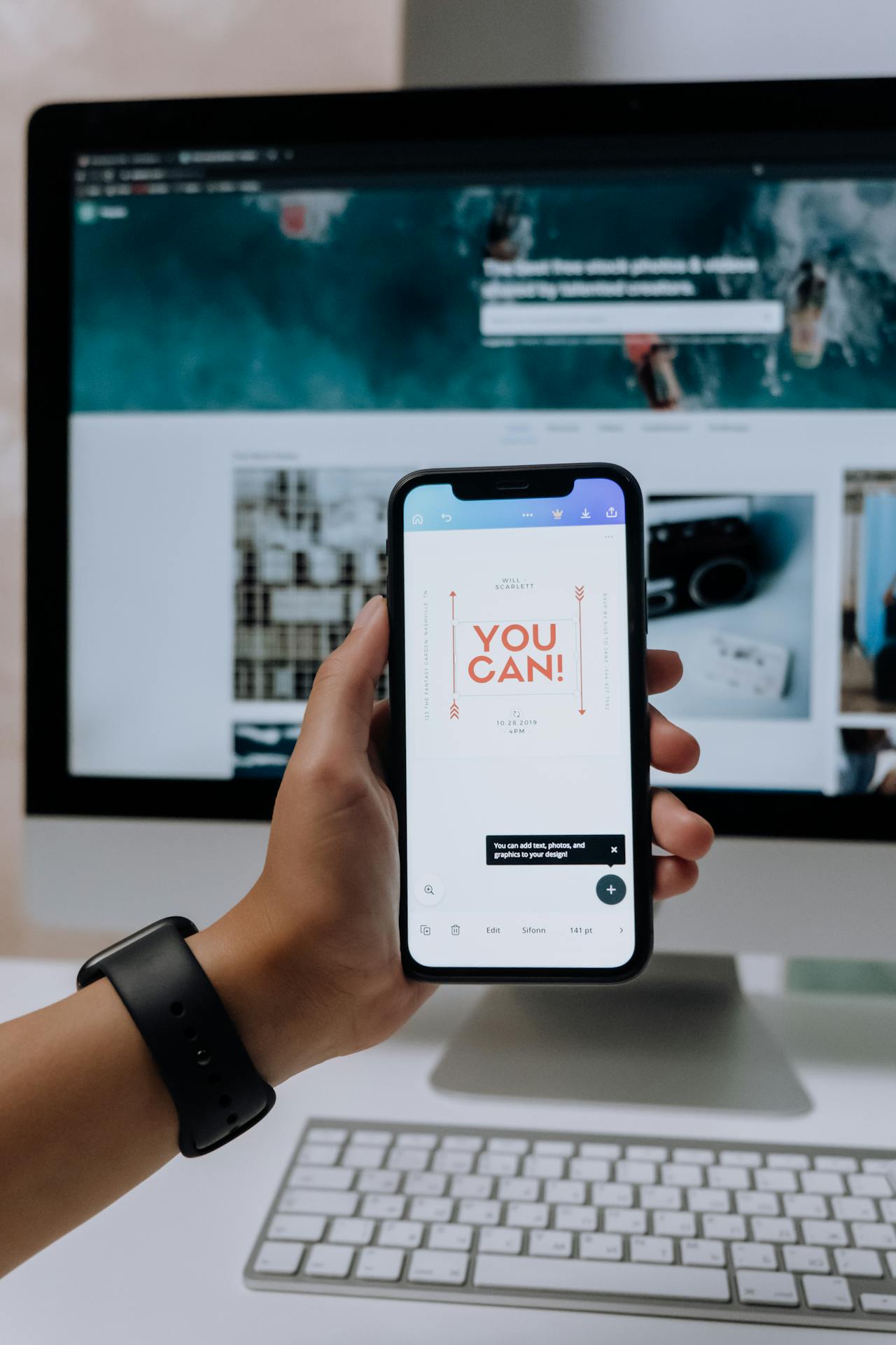 exemple de site sur smartphone et ordinateur