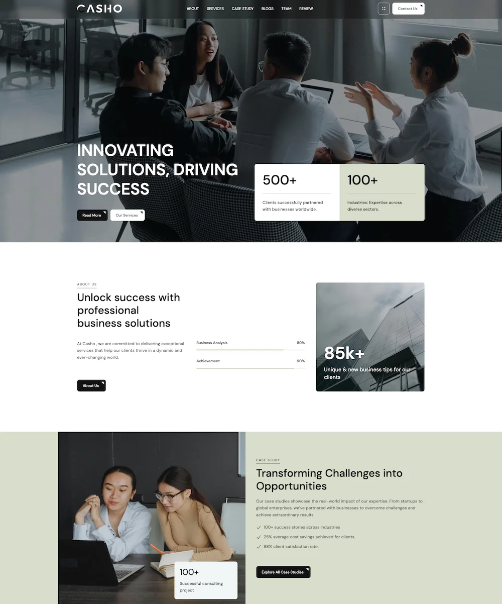 exemple de site de cabinet expert comptable