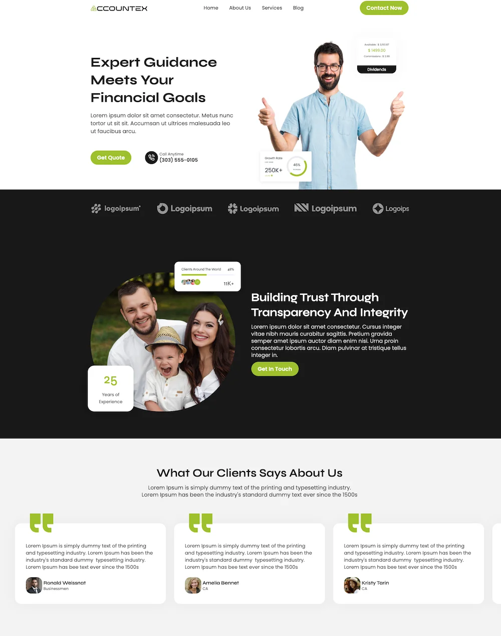 exemple de site de cabinet expert comptable