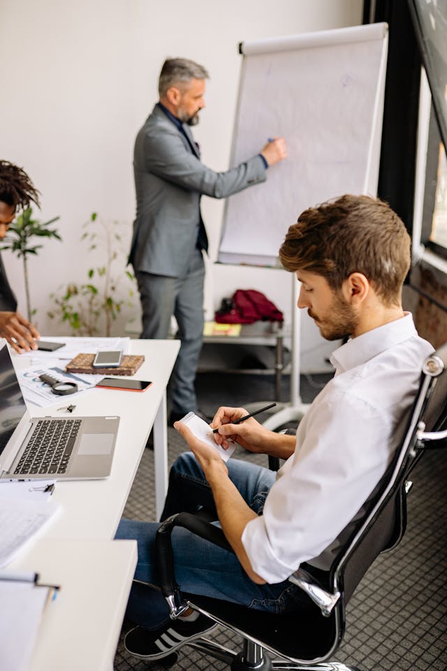 réunion d'équipe tpe pme