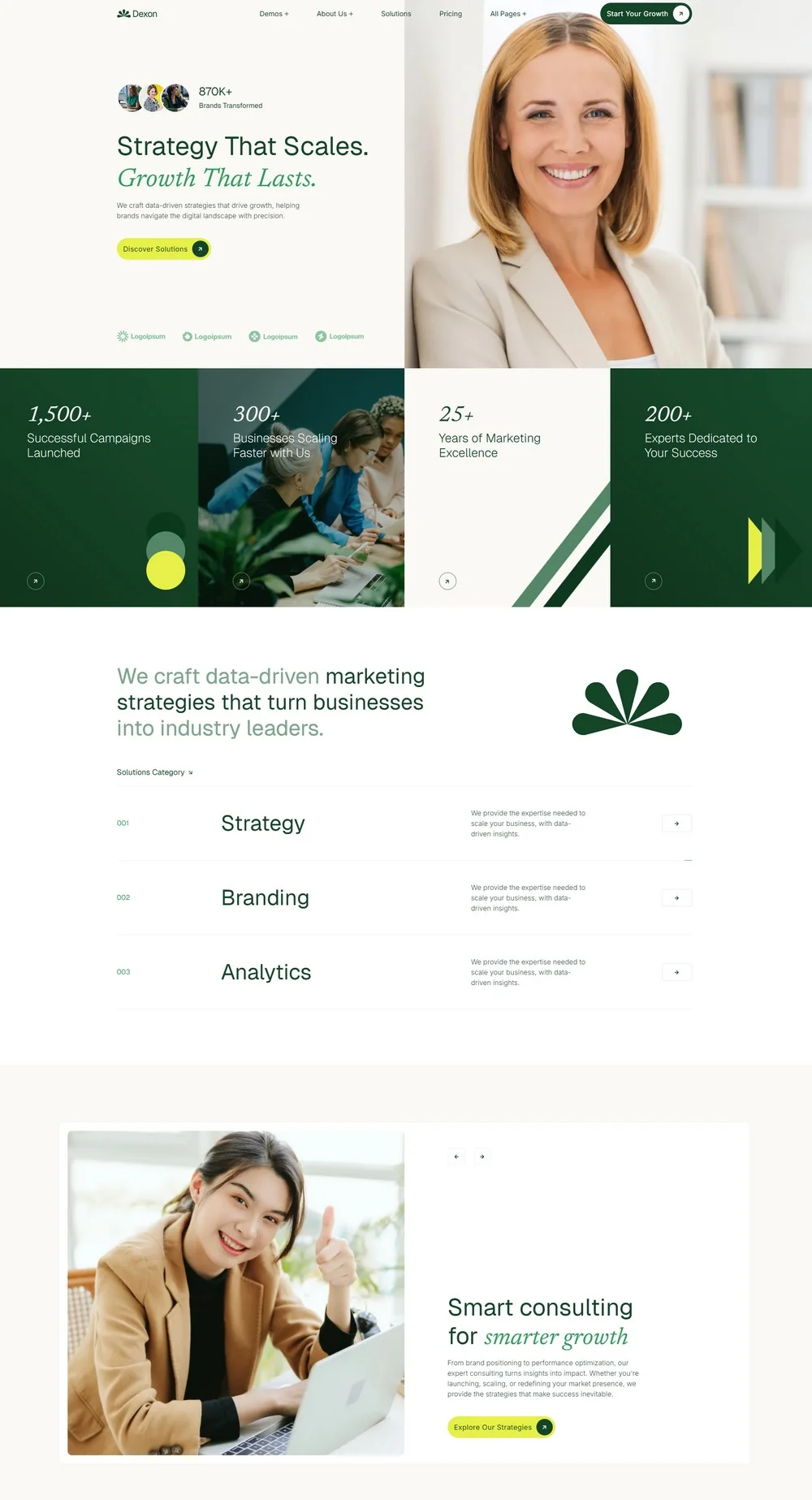 exemple de site internet pour coach professionel