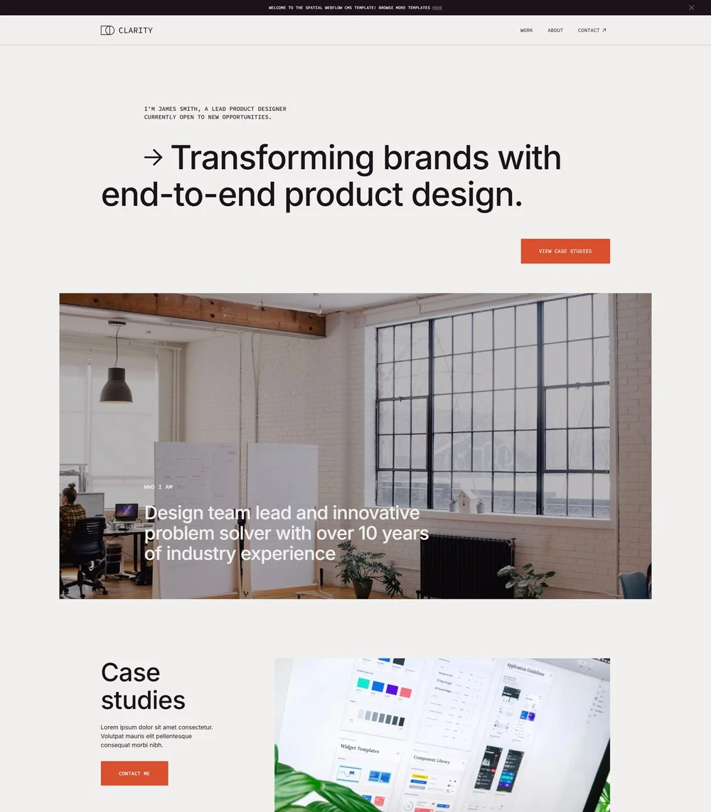 exemple de site web pour graphiste