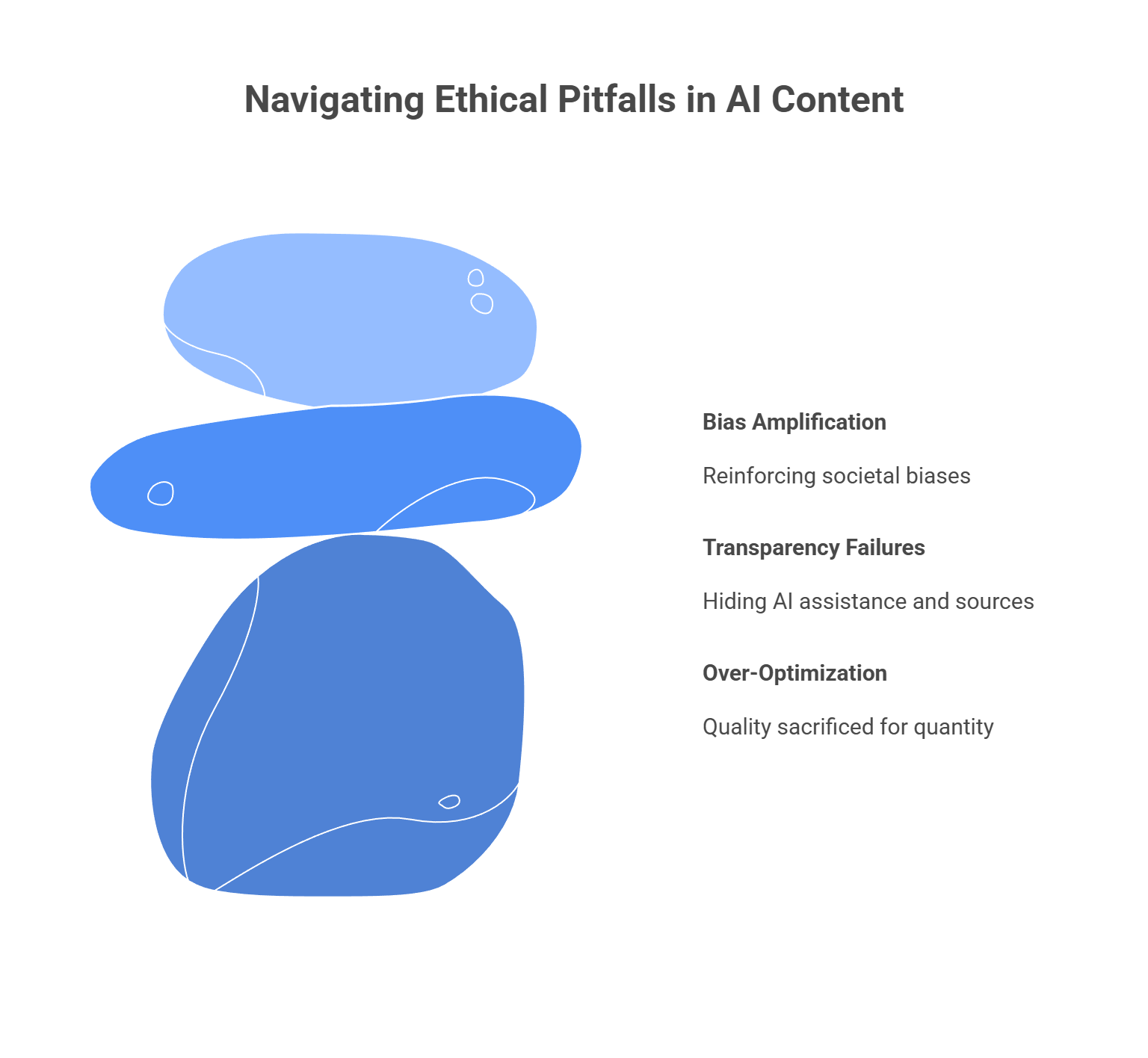 Three ethical pitfalls in GEO: bias amplification, transparency failures, and over-optimization risks