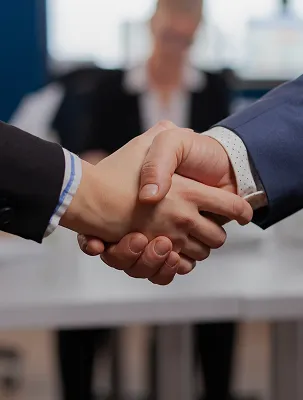 Handshake image symbolizing successful app deal