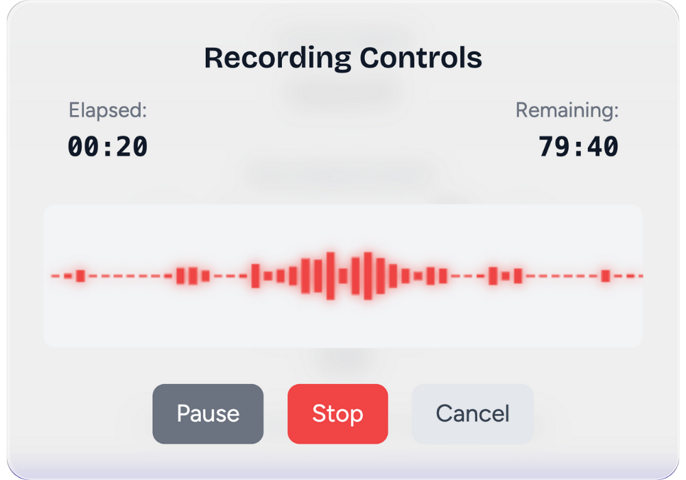 Preview of the Record-Lecture feature - GenerateNotes.ai
