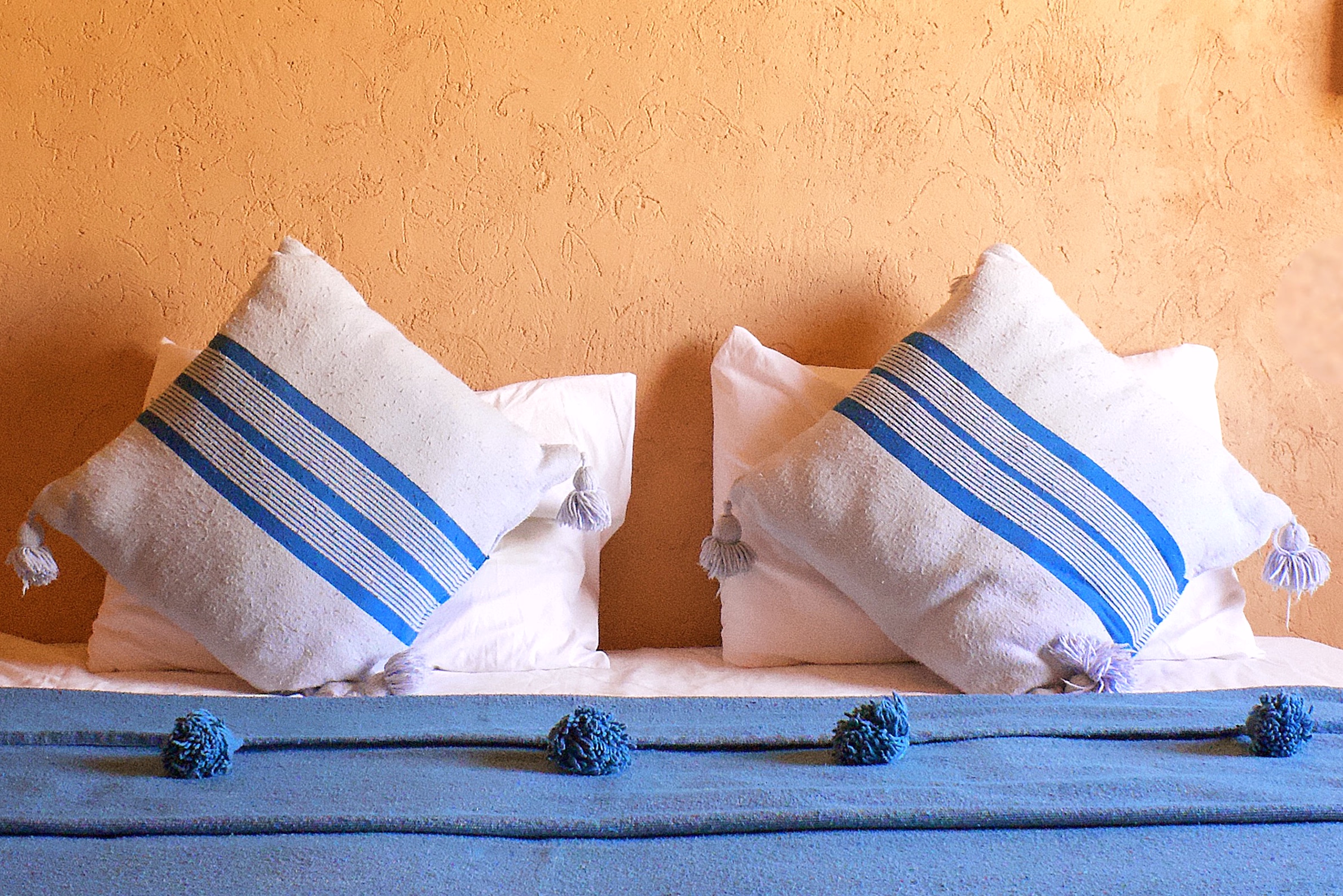 Double ensuite room at Salt House Morocco